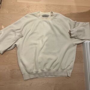 Cream essentials crewneck
